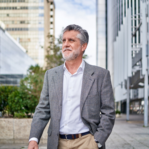 male 55 years + walking across ton with a flexible lifestyle